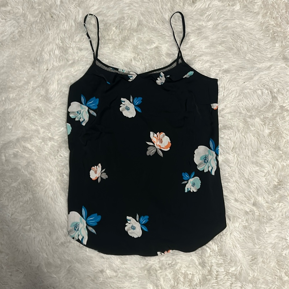 Womens flowy flower tank